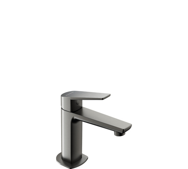 Mésclador monocomandament per a lavabo Acer raspallat Kloe